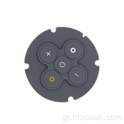 Προσαρμοσμένα κουμπιά κυκλικού ελεγκτή αδιάβροχο καουτσούκ